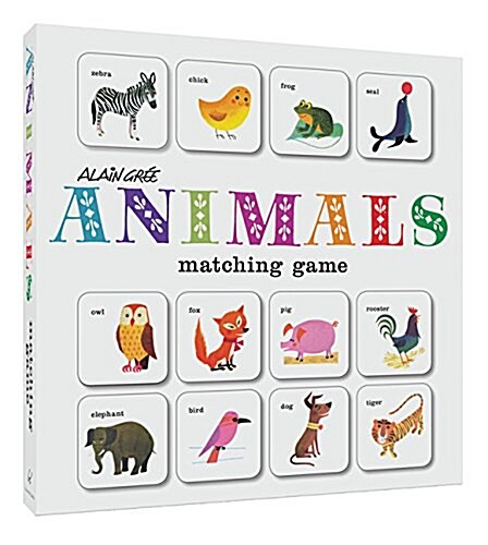 Alain Gr? Animals Matching Game: (card Games for Children, Memory Games for Kids, Animal Flash Cards Matching Game) (Other)