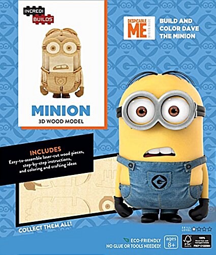 INCREDIBUILDS: MINIONS 3D WOOD MODEL (Book)