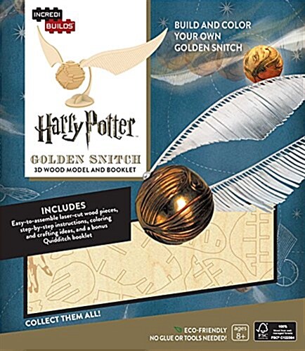 INCREDIBUILDS: HARRY POTTER: GOLDEN SNITCH 3D WOOD MODEL AND BOOKLET (Book)