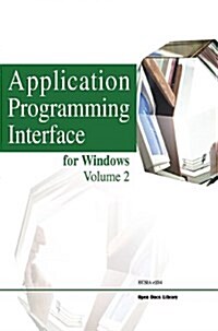 Application Programming Interface for Windows (Paperback)