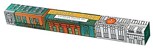 Fantastic Cities: Coloring Poster Set (Other)