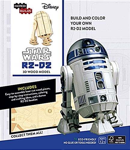 INCREDIBUILDS: STAR WARS: R2-D2 3D WOOD MODEL (Book)