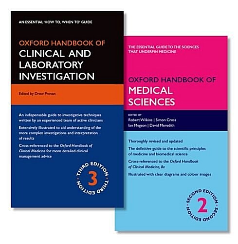 Oxford Handbook of Clinical and Laboratory Investigation and Oxford Handbook of Medical Sciences Pack (Paperback, 3 Revised edition)