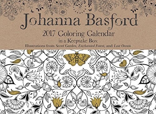 Johanna Basford 2017 Coloring Day-To-Day Calendar (Daily)
