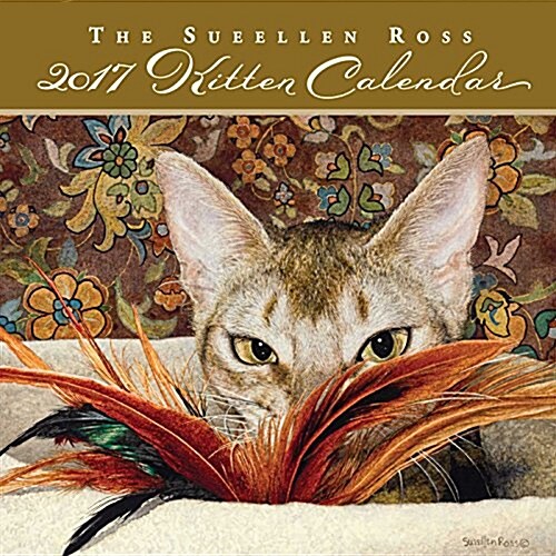 Sueellen Ross Kitten 2017 Mini Wall Calendar (Mini)