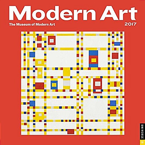 Modern Art 2017 Mini Wall Calendar (Desk)