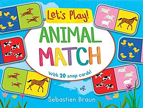 Lets Play! Animal Match (Board Book)