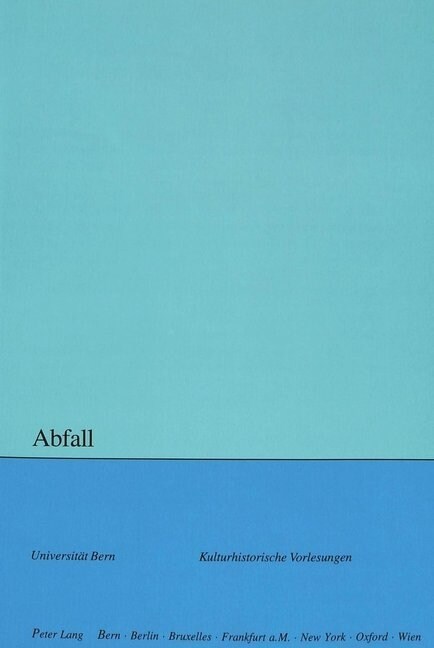 Abfall (Paperback)
