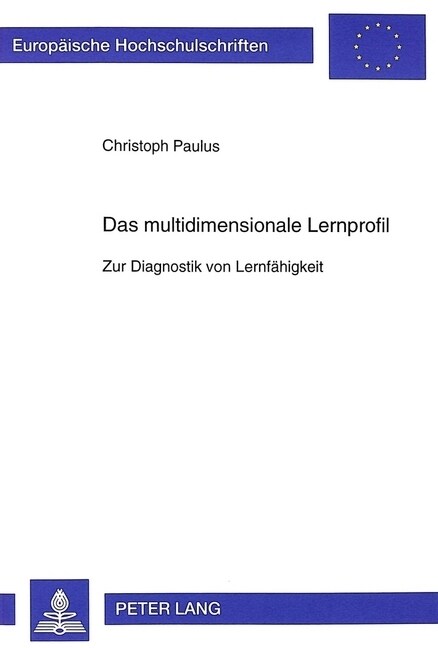 Das multidimensionale Lernprofil: Zur Diagnostik von Lernfaehigkeit (Paperback)