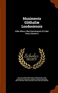Munimenta Gildhall?Londoniensis: Liber Albus, Liber Custumarum, Et Liber Horn, Volume 3 (Hardcover)