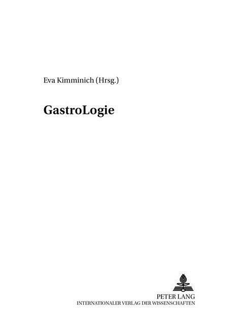 Gastrologie (Paperback)