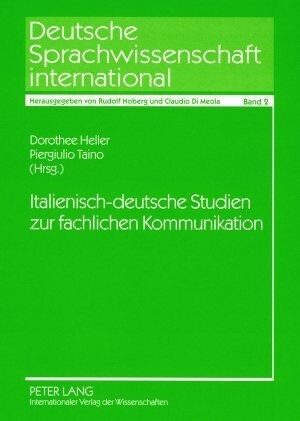 Italienisch-Deutsche Studien Zur Fachlichen Kommunikation (Paperback)