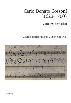 Carlo Donato Cossoni (1623-1700): Catalogo Tematico (Paperback)