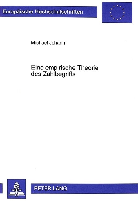 Eine Empirische Theorie Des Zahlbegriffs (Hardcover)