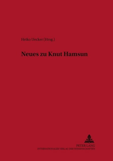 Neues Zu Knut Hamsun (Paperback)