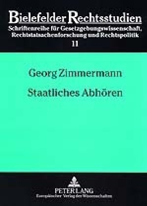 Staatliches Abhoeren (Paperback)