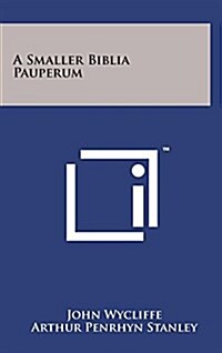 A Smaller Biblia Pauperum (Hardcover)