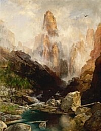 Mist in Kanab Canyon Utah, Thomas Moran. Blank Journal: 150 Blank Pages, 8,5x11 Inch (21.59 X 27.94 CM) Laminated (Paperback)