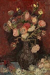 Vase with Gladioli and Chinese Asters, Vincent Van Gogh: Journal (Composition Book, Notebook) with 160 Ruled/ Lined Pages. Size 6 X 9 Inch. (15.24 X 2 (Paperback)