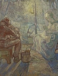 Night - After Millet, Vincent Van Gogh. Ruled Journal: 150 Lined / Ruled Pages, 8,5x11 Inch (21.59 X 27.94 CM) Laminated (Paperback)