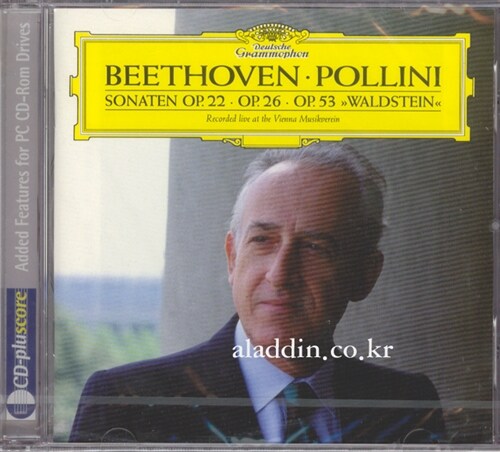 [중고] [수입] 베토벤 : 피아노 소나타 11,12 & 21번 발트슈타인(CD-Plus Score)