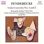 [중고] 펜데레츠키 : 바이올린 협주곡 1번 & 메타모르포젠 2번