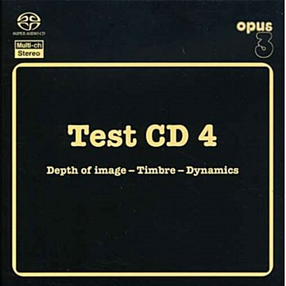 [수입] Test CD 4 [SACD Hybrid]
