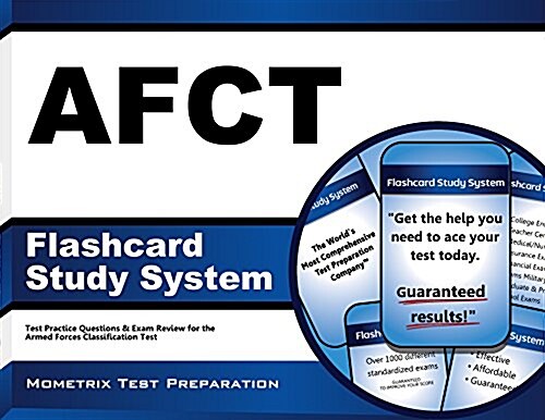 Afct Flashcard Study System: Afct Test Practice Questions & Exam Review for the Armed Forces Classification Test (Other)