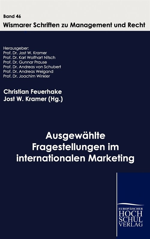 Ausgew?lte Fragestellungen Im Internationalen Marketing (Hardcover)