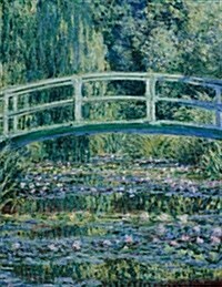 Water Lilies and Japanese Bridge, Claude Monet. Graph Paper Journal: 150 Pages, 8.5 X 11 Inches (21.59 X 27.94 Centimeters), Diary, Composition Book. (Paperback)