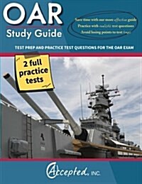 Oar Study Guide: Oar Test Prep and Practice Test Questions for the Officer Aptitude Rating Exam (Paperback)