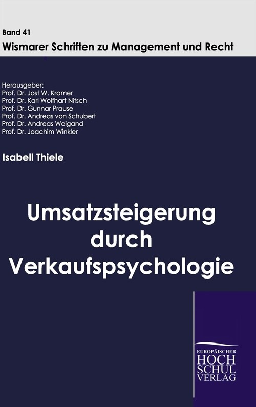 Umsatzsteigerung Durch Verkaufspsychologie (Hardcover)