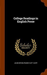 College Readings in English Prose (Hardcover)