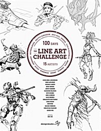 The Line Art Challenge: 100 Sketches for 100 Days (Paperback)