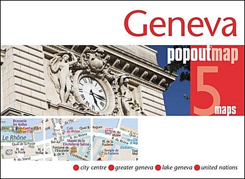Geneva Popout Map (Sheet Map, folded)