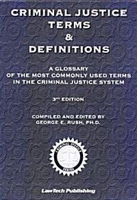 Criminal Justice Terms & Definitions (Paperback, 3rd)