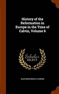 History of the Reformation in Europe in the Time of Calvin, Volume 6 (Hardcover)