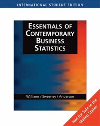 Essentials of contemporary business statistics [3rd ed.]