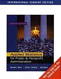 Applied Statistics for Public and Nonprofit Administration (7th Edition, Paperback)