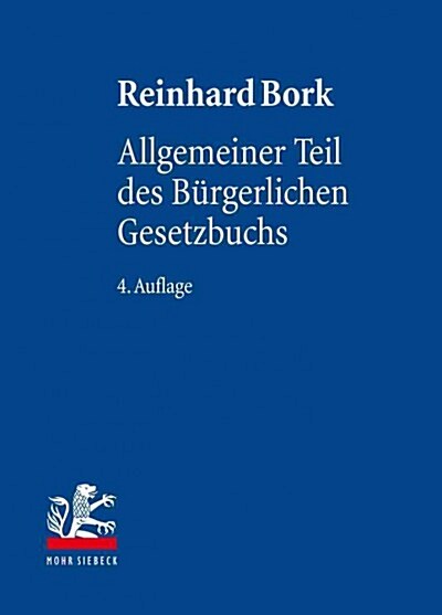 Allgemeiner Teil Des Burgerlichen Gesetzbuchs (Hardcover, 4, 4., Neubearb. A)