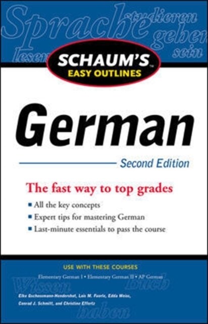 Schaums Easy Outline of German, Second Edition (Paperback, 2)