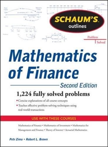 Schaums Outline of Mathematics of Finance, Second Edition (Paperback, 2, Revised)