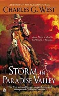 Storm in Paradise Valley (Hardcover, Large Print)