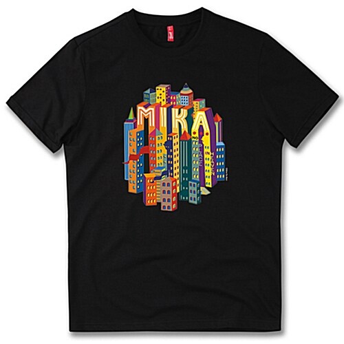 [Goods] Mika - City Black T-Shirt (M 사이즈)