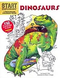 Dinosaurs: A Fact-Filled Coloring Book [With Poster] (Paperback)