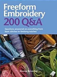 Freeform Embroidery 200 Q&A (Hardcover, Spiral)