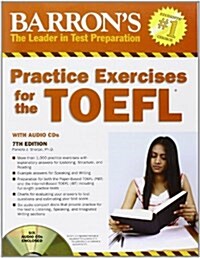 [중고] Barron‘s Practice Exercises for the TOEFL [With 6 CDs] (Paperback, 7)