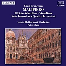 [중고] Malipiero : II Finto Arlecchino / Vivaldiana