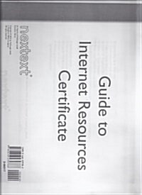 Guide to Internet Resources Certificate (Paperback, Student)
