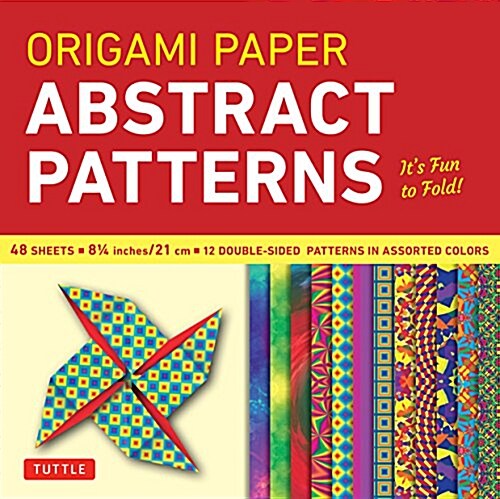 Origami Paper - Abstract Patterns - 8 1/4 - 48 Sheets: Tuttle Origami Paper: High-Quality Large Origami Sheets Printed with 12 Different Designs: Ins (Other, Origami Paper)